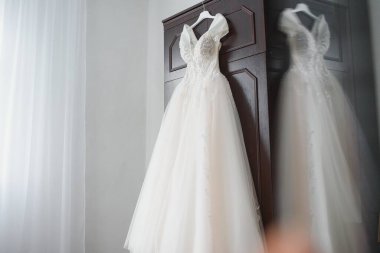 Gelinlik elbisesi. Günaydın gelin.