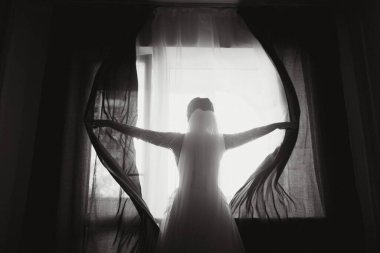 Gelinlik elbisesi. Günaydın gelin.