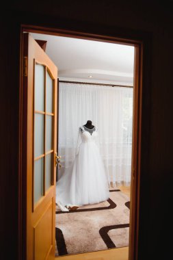 Gelinlik elbisesi. Günaydın gelin.