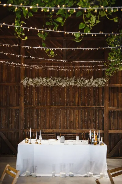 Lugar Luxo Para Festa Casamento Incrível — Fotografia de Stock