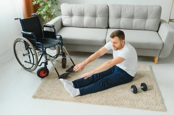 Körperliche Aktivitäten Für Behinderte — Stockfoto