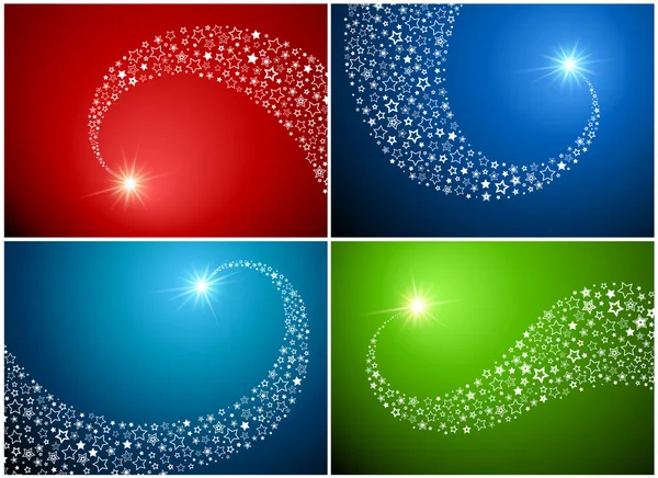 Estrellas mágicas — Vector de stock