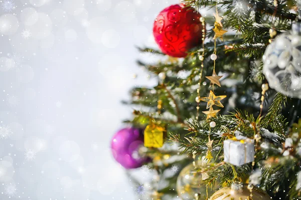 Christmas decoration on the tree — Stock Photo, Image