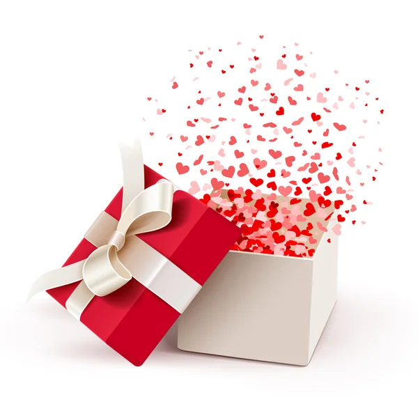 Confezione regalo aperta — Vettoriale Stock