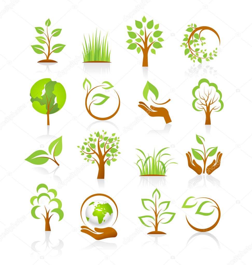 Set of nature icons