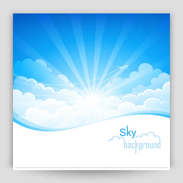 Sky background — Stock Vector
