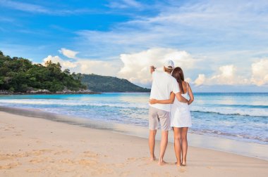 Sahilde rahatlatıcı