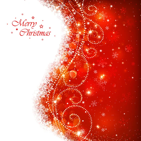 Christmas red background — Stock Vector