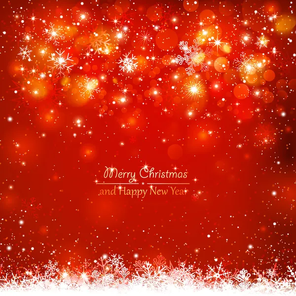 Christmas red background — Stock Vector