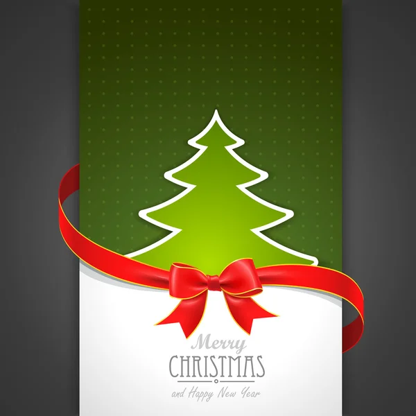 Tarjeta de Navidad — Vector de stock