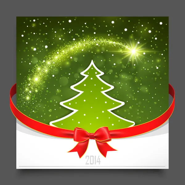 Tarjeta de Navidad — Vector de stock