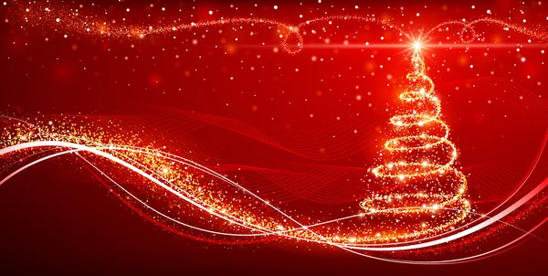 Magický vánoční stromek — Stockový vektor