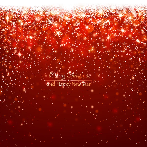 Navidad fondo rojo — Vector de stock