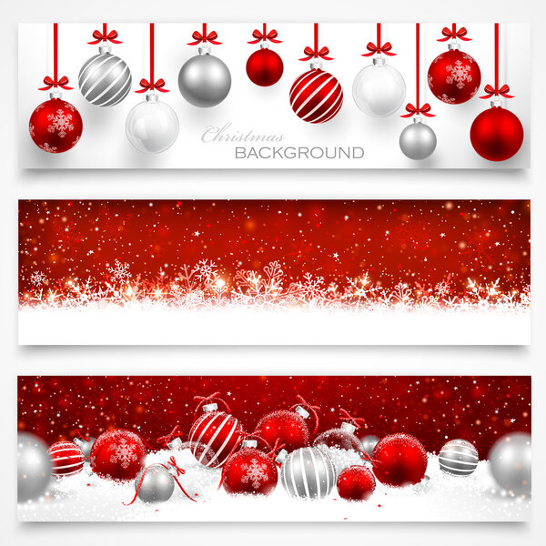 Collection of Christmas banners