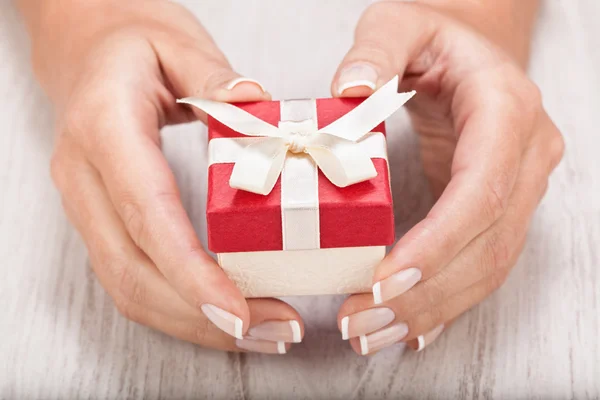 Small gift close up — Stock Photo, Image