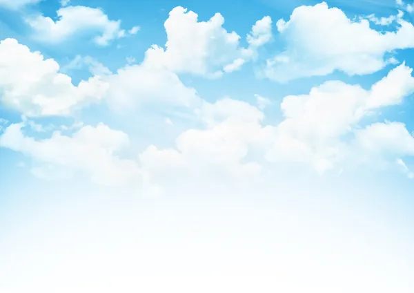 Blue sky with clouds — Stock Photo, Image