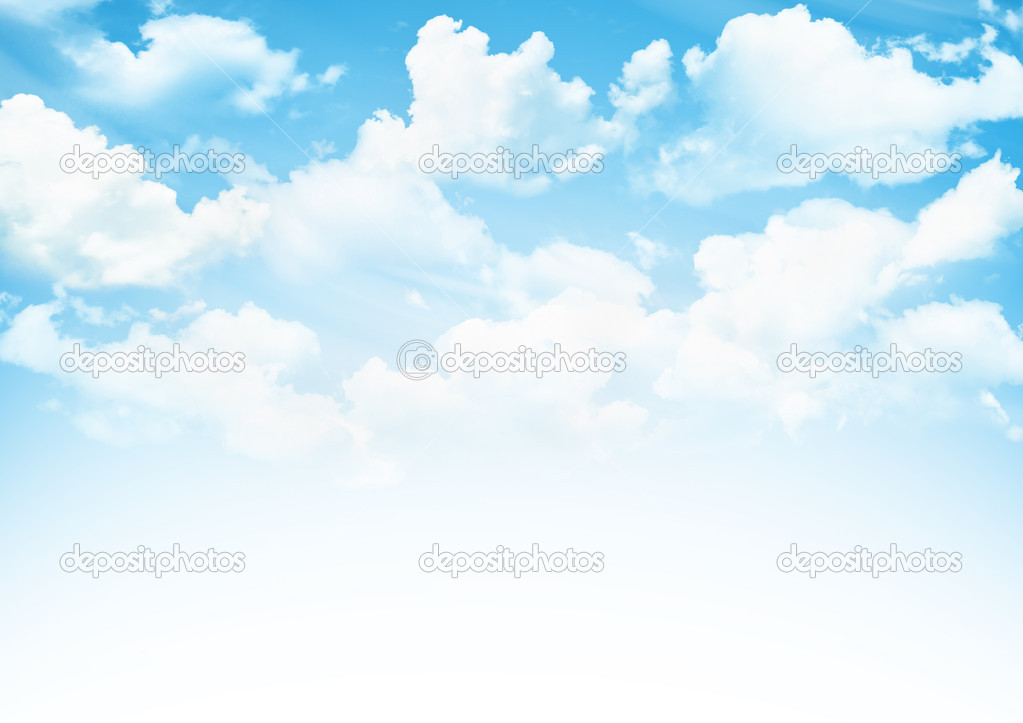 Blue sky with clouds