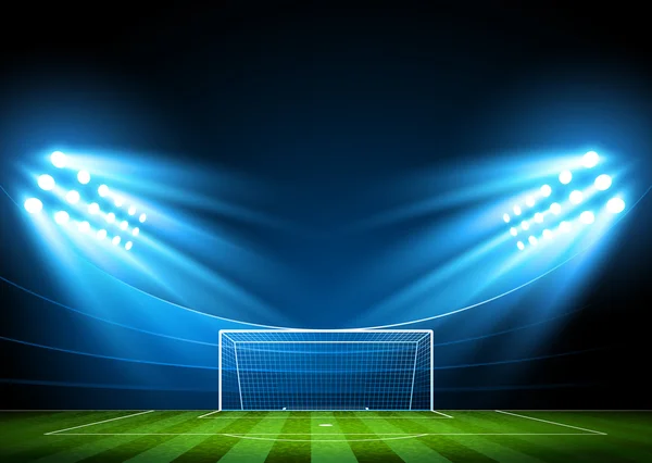 Arena de fútbol, estadio — Vector de stock