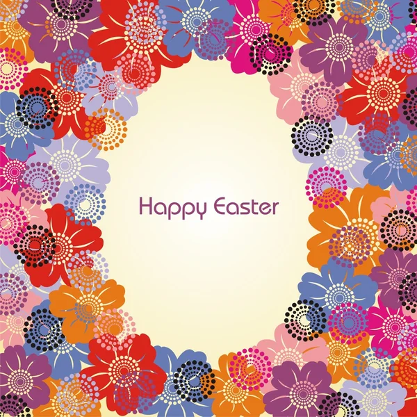 Postcard on Easter — Stock Vector