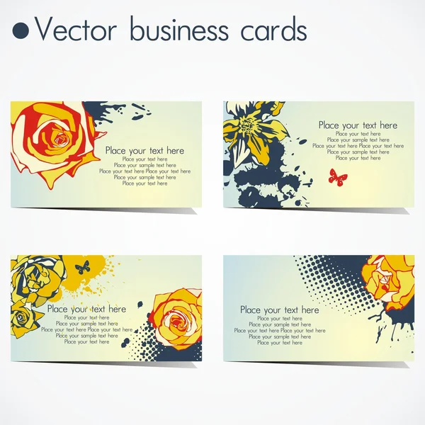 Vector business card — Stock Vector