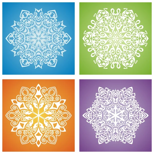 Snowflakes — Stock Vector