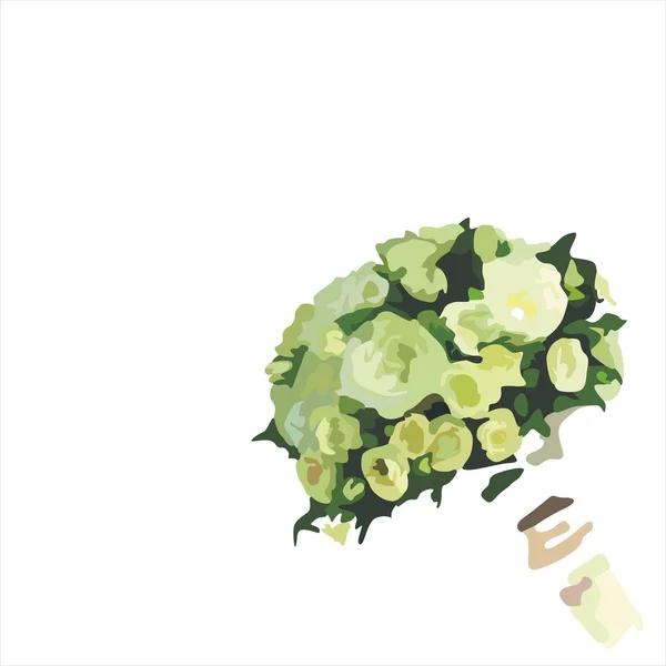 Bloemen boeket — Stockvector