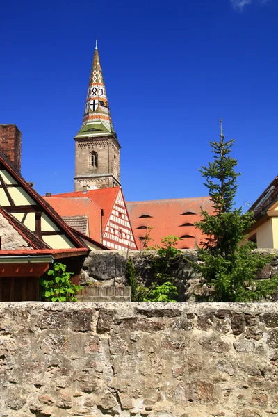 Приходская церковь Успения Марии, Вольфрам-Эшенбах, Германия — стоковое фото