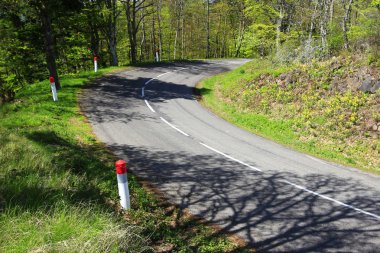 vosges Dağları ülkede yol
