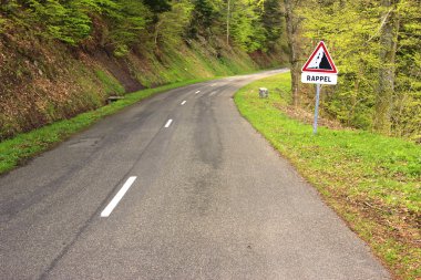 vosges Dağları ülkede yol