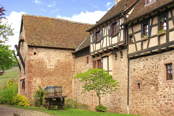 Murallas medievales de Riquewihr, Francia — Foto de Stock