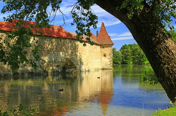 Městských hradeb weissenburg, Bavorsko — Stock fotografie