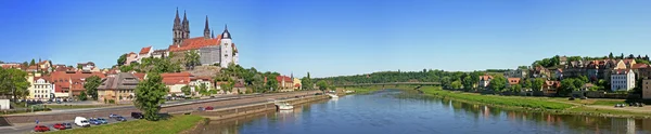 Panorama pohled na Míšeň Sasko — Stock fotografie