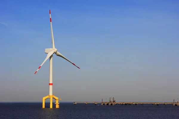 Offshore wind power plant — Stock Photo, Image