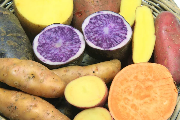 Colorful Potatoes — Stock Photo, Image