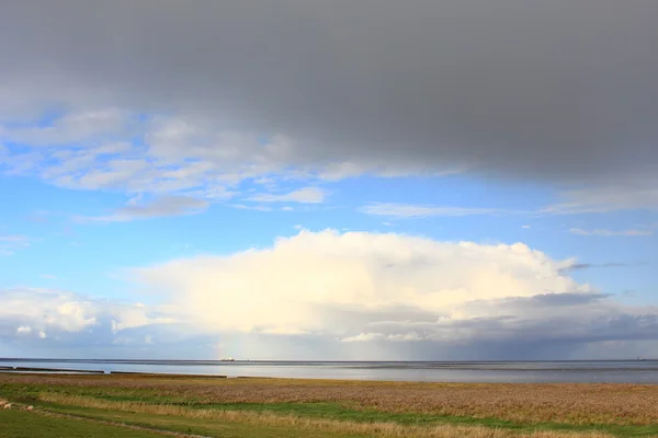 Baja Sajonia Mar de Wadden — Foto de Stock