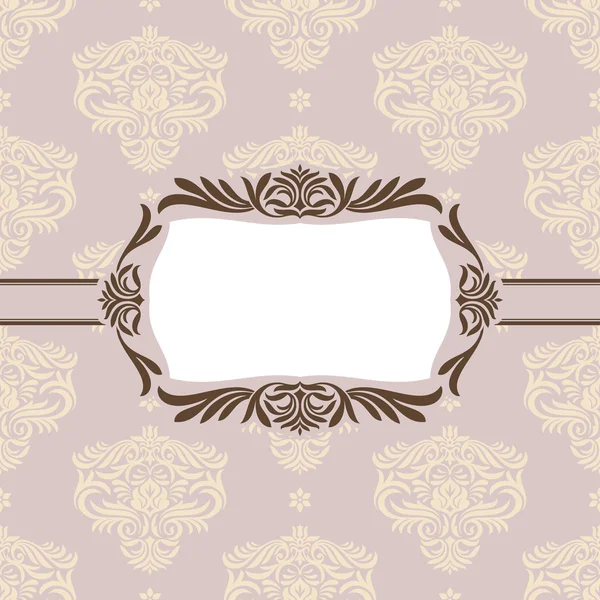 Abstract vintage frame — Stock Vector