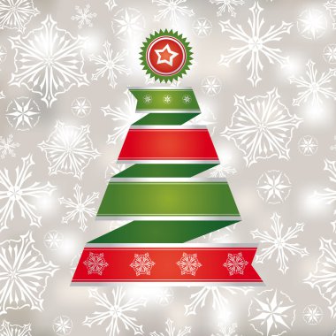 Soyut Noel kartı