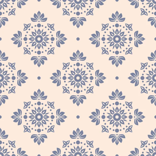 Papel de parede sem costura floral — Vetor de Stock