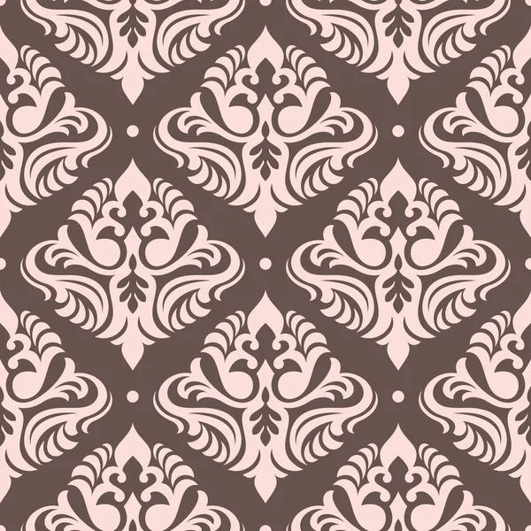 Floral seamless wallpaper — Stock Vector