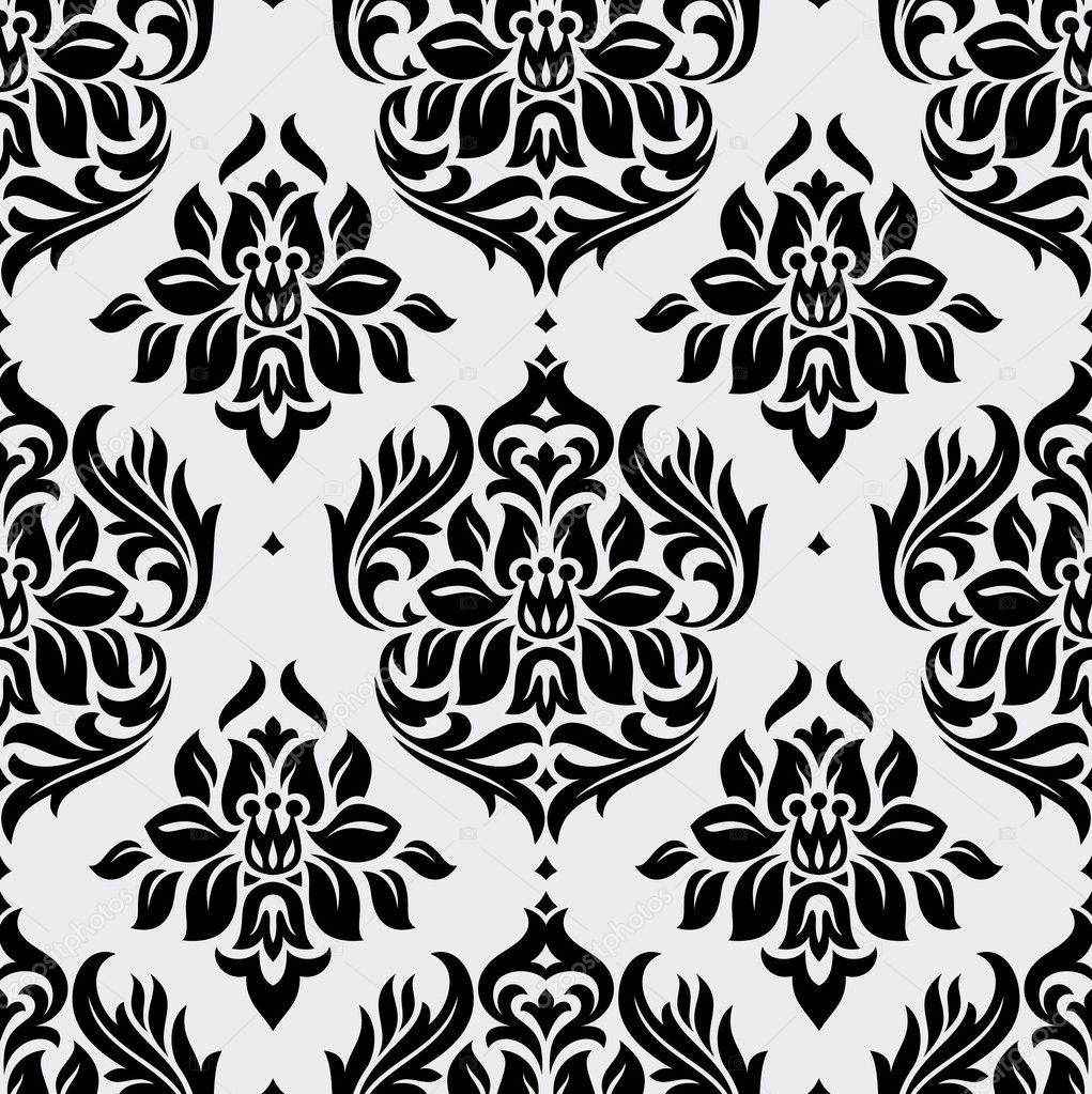 Floral seamless wallpaper