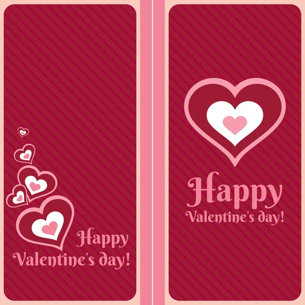 Valentin-napi kártya — Stock Vector