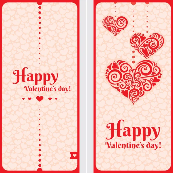 Valentine's day card — Stock Vector