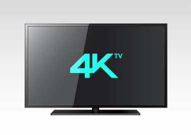 4K Television clipart