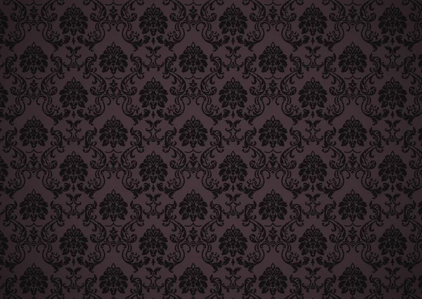 Dark baroque wallpaper with texture — Stock Photo, Image