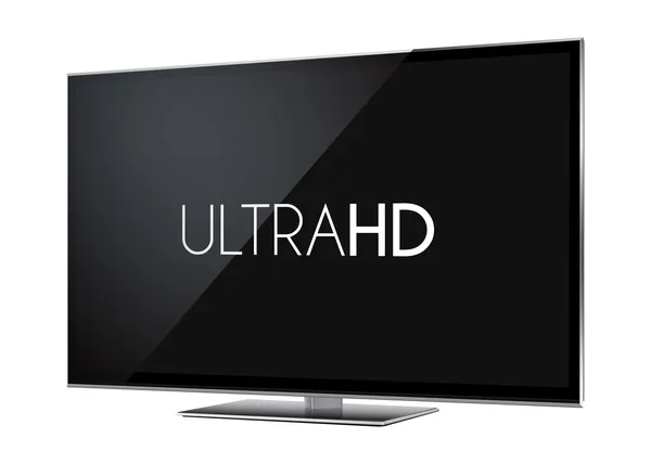 Televisor Ultra Hd — Archivo Imágenes Vectoriales