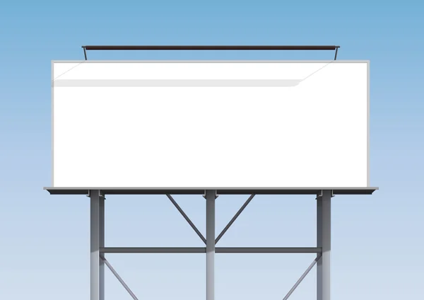 Billboard en blanco — Archivo Imágenes Vectoriales