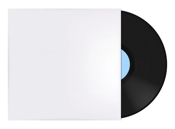 Vinyl record met cover — Stockvector