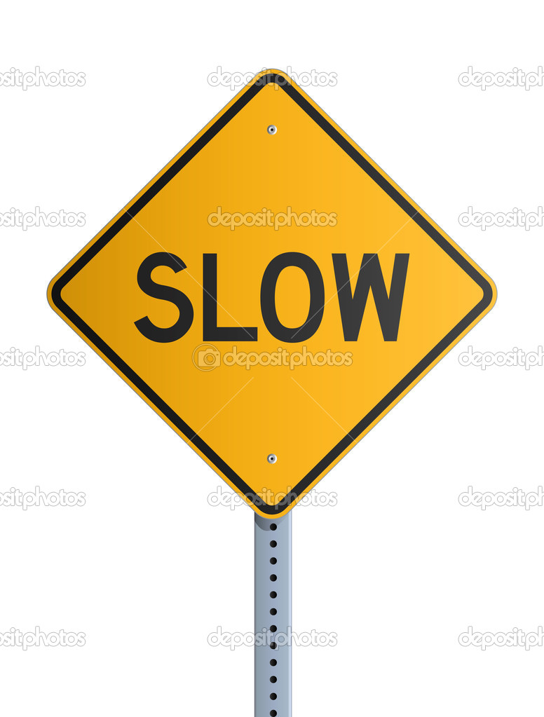 Slow roadsign