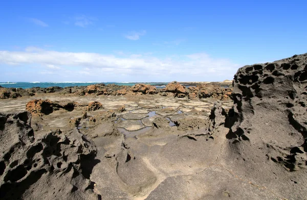 Formazioni rocciose (El cotillo - Fuerteventura - Spagna ) — Foto Stock