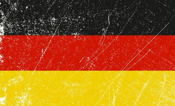 Flaga Niemiec rocznika — Wektor stockowy
